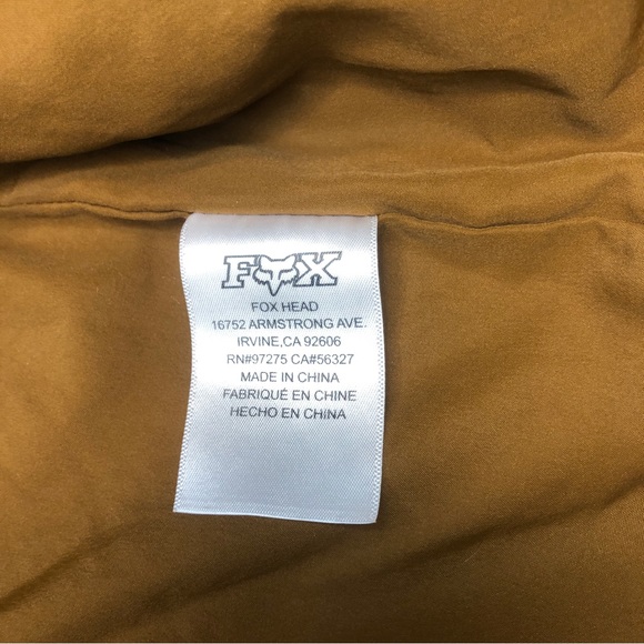 Fox Racing Quilted Bomber Jacket Size Small - Picture 12 of 16